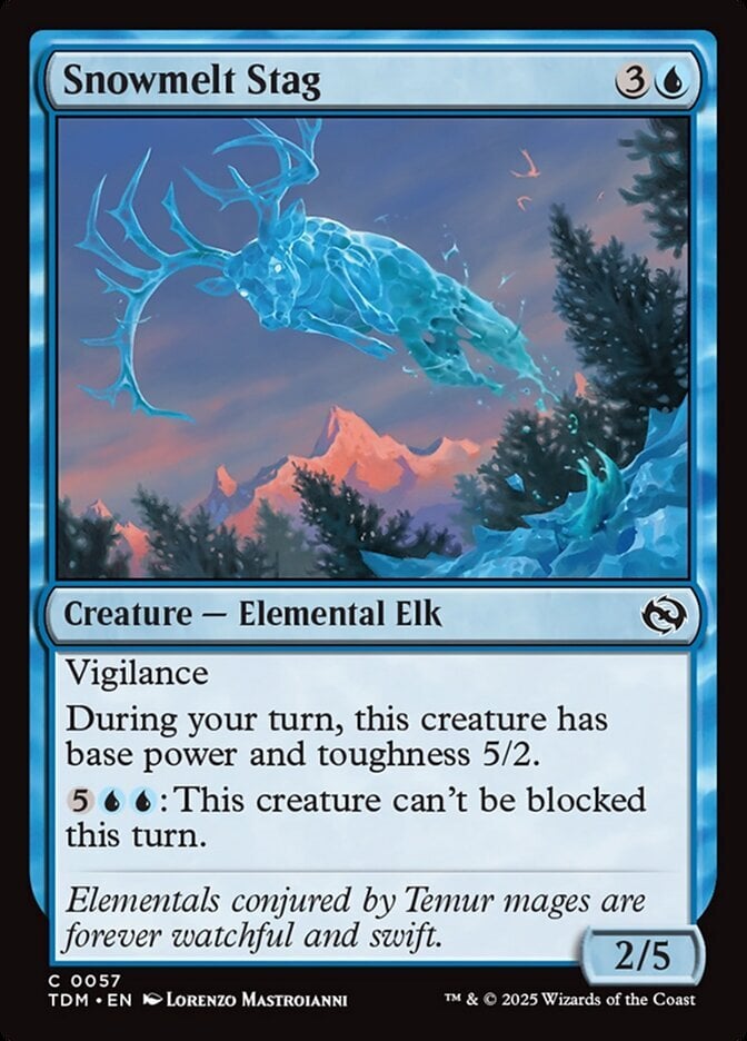 Snowmelt Stag - Tarkir: Dragonstorm-(057)