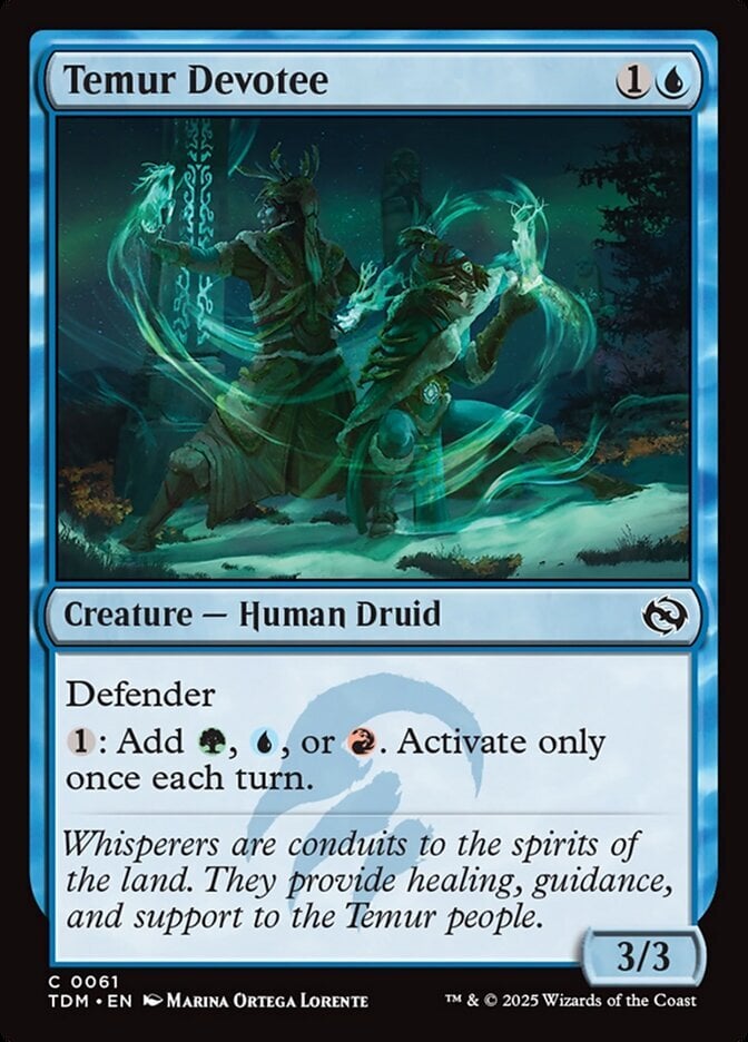 Temur Devotee - Tarkir: Dragonstorm-(061)