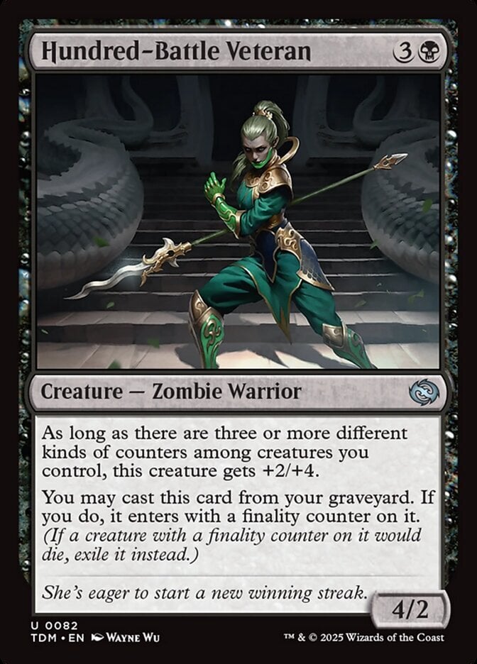 Hundred-Battle Veteran - Tarkir: Dragonstorm-(082)