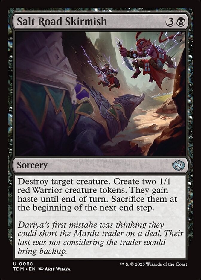 Salt Road Skirmish - Tarkir: Dragonstorm-(088)-Foil