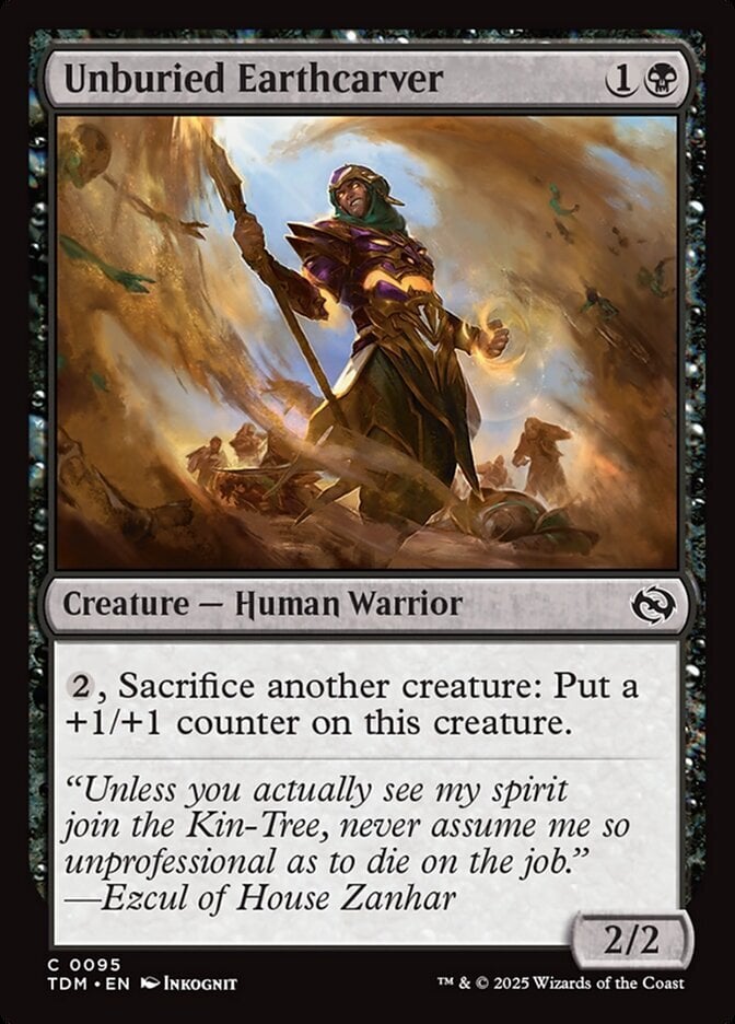 Unburied Earthcarver - Tarkir: Dragonstorm-(095)