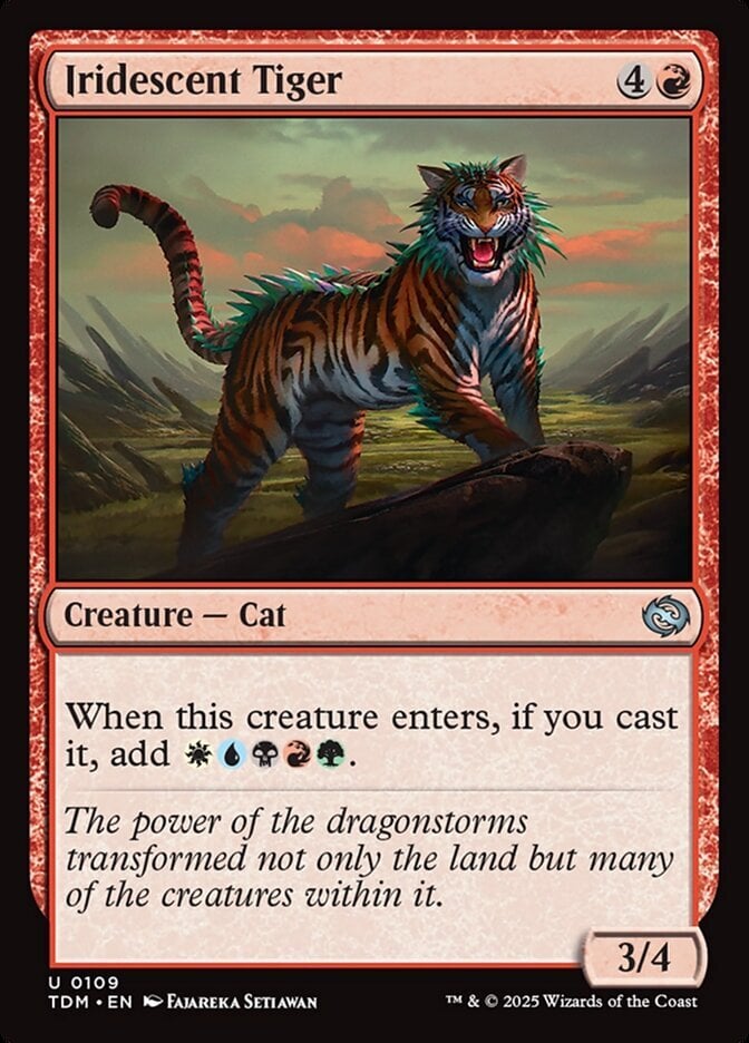 Iridescent Tiger - Tarkir: Dragonstorm-(109)