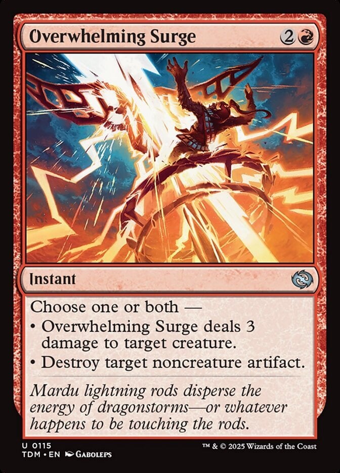 Overwhelming Surge - Tarkir: Dragonstorm-(115)