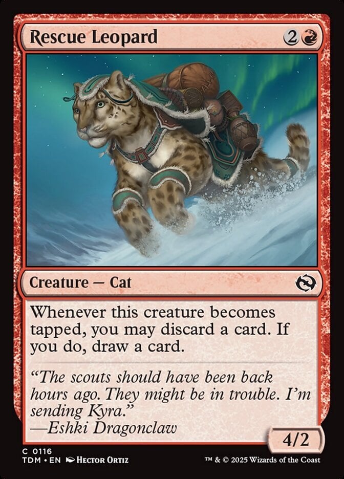 Rescue Leopard - Tarkir: Dragonstorm-(116)
