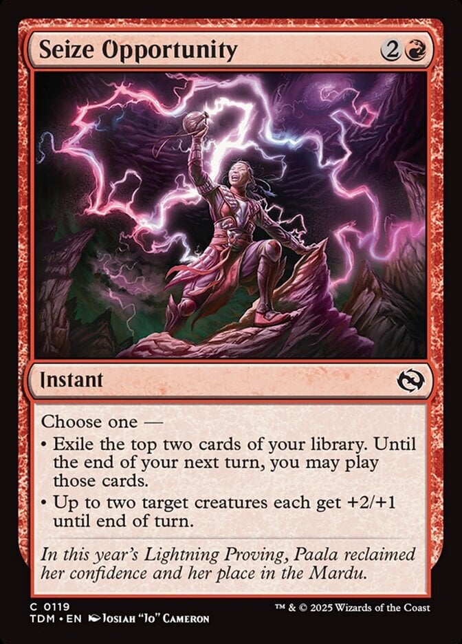 Seize Opportunity - Tarkir: Dragonstorm-(119)
