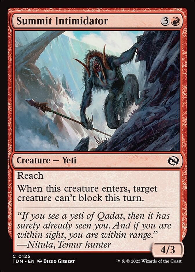 Summit Intimidator - Tarkir: Dragonstorm-(125)