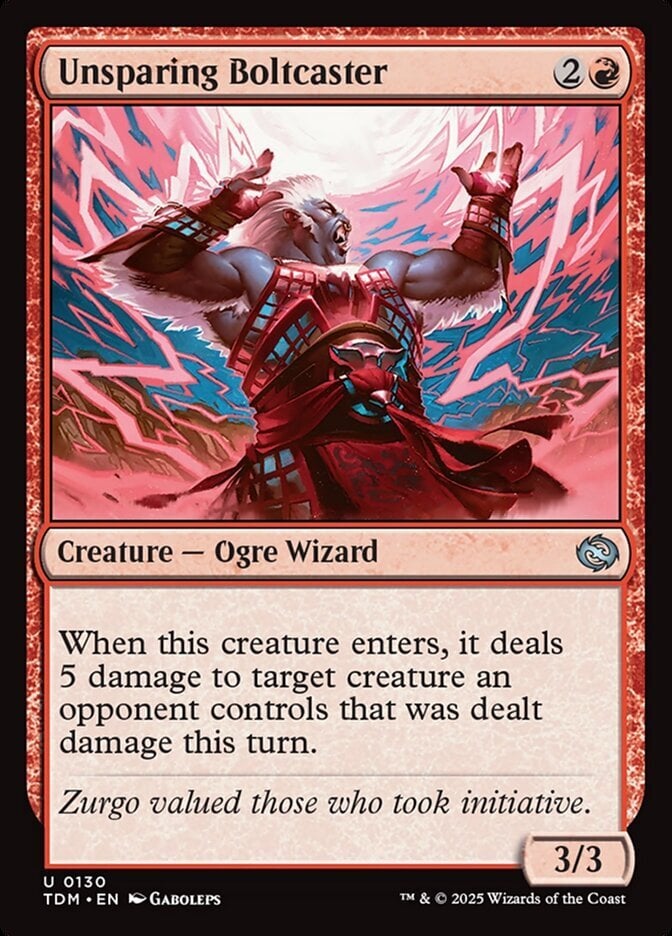 Unsparing Boltcaster - Tarkir: Dragonstorm-(130)