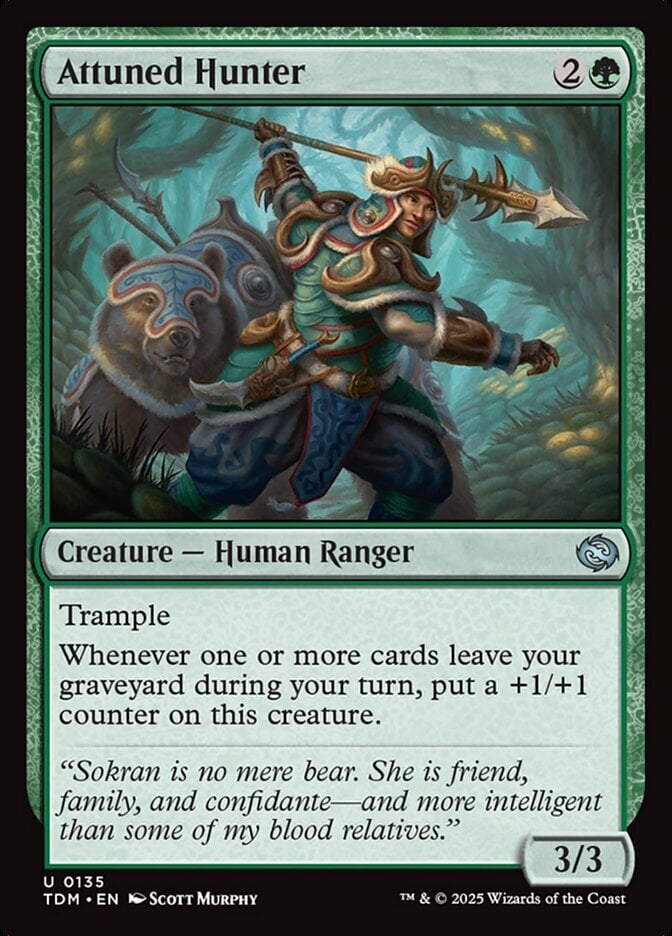 Attuned Hunter - Tarkir: Dragonstorm-(135)