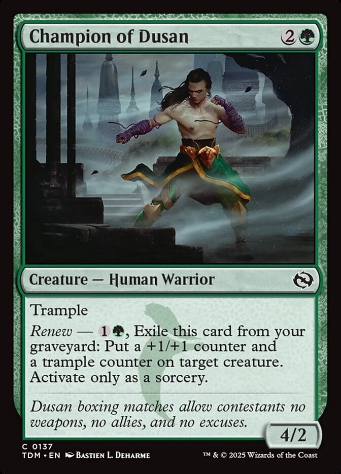Champion of Dusan - Tarkir: Dragonstorm-(137)