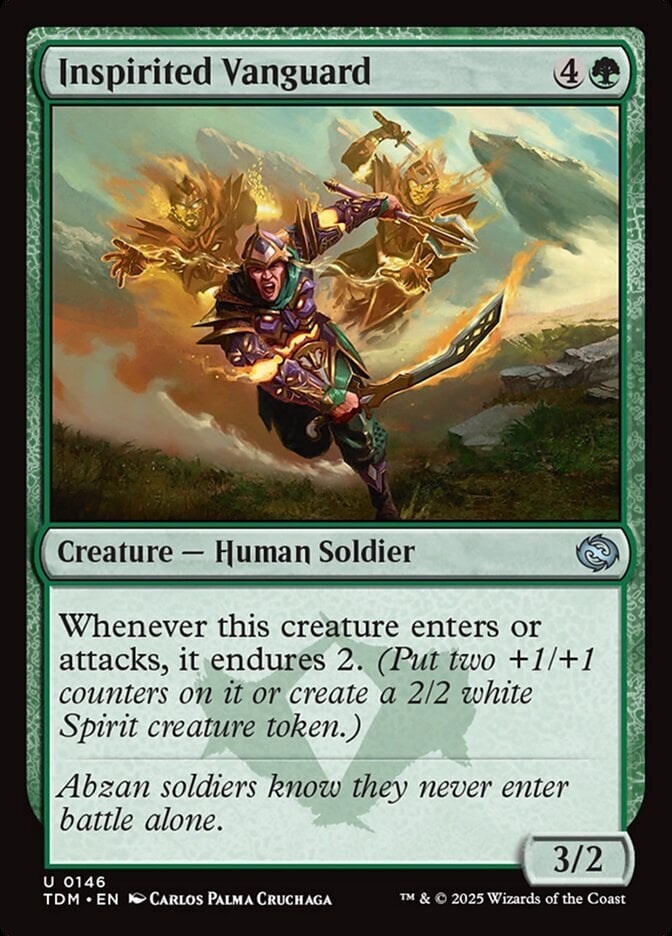 Inspirited Vanguard - Tarkir: Dragonstorm-(146)