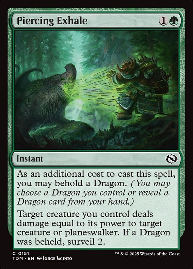 Piercing Exhale - Tarkir: Dragonstorm-(151)