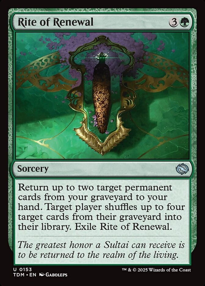 Rite of Renewal - Tarkir: Dragonstorm-(153)