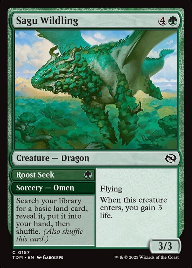 Sagu Wildling // Roost Seek - Tarkir: Dragonstorm-(157)