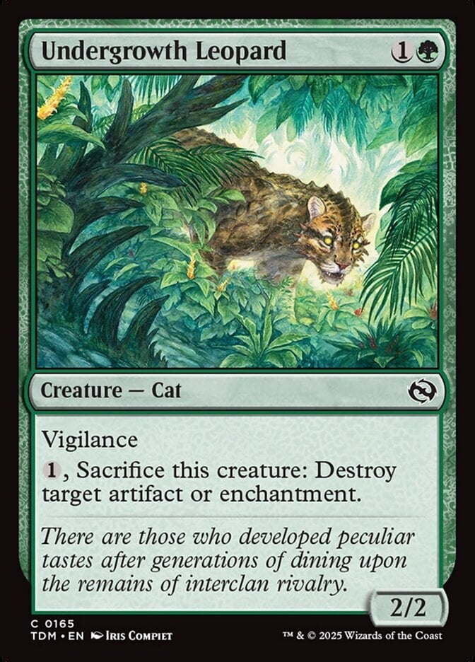 Undergrowth Leopard - Tarkir: Dragonstorm-(165)
