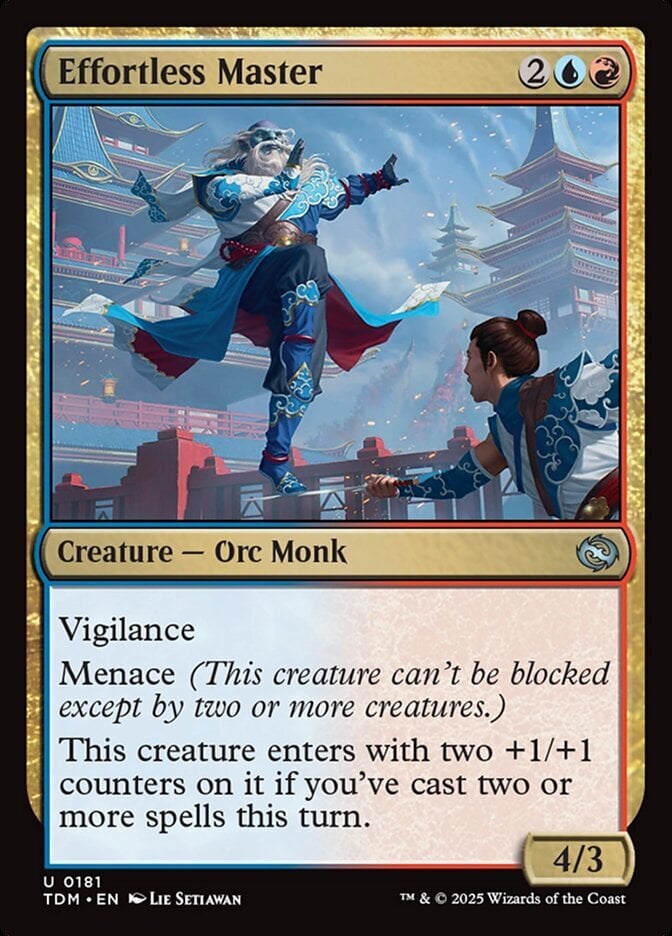Effortless Master - Tarkir: Dragonstorm-(181)