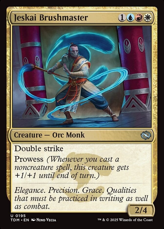 Jeskai Brushmaster - Tarkir: Dragonstorm-(195)
