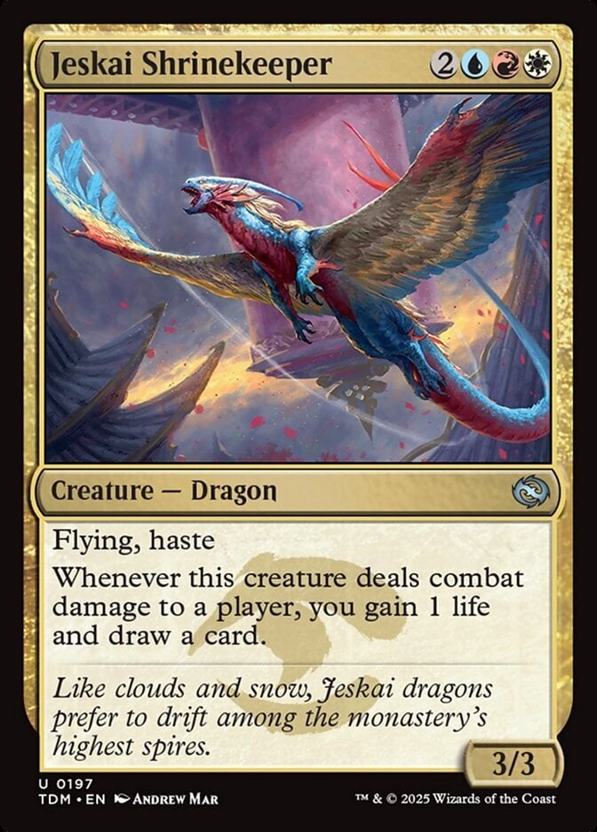 Jeskai Shrinekeeper - Tarkir: Dragonstorm-(197)