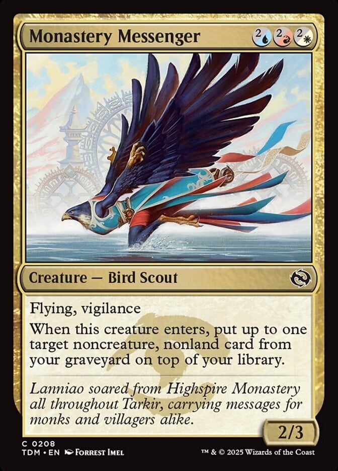 Monastery Messenger - Tarkir: Dragonstorm-(208)