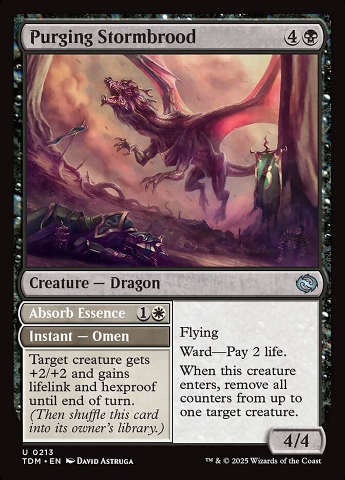 Purging Stormbrood // Absorb Essence - Tarkir: Dragonstorm-(213)