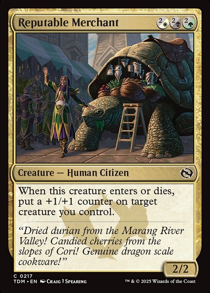 Reputable Merchant - Tarkir: Dragonstorm-(217)