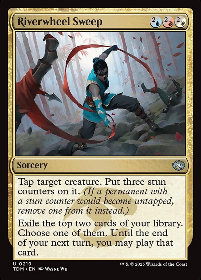 Riverwheel Sweep - Tarkir: Dragonstorm-(219)-Foil