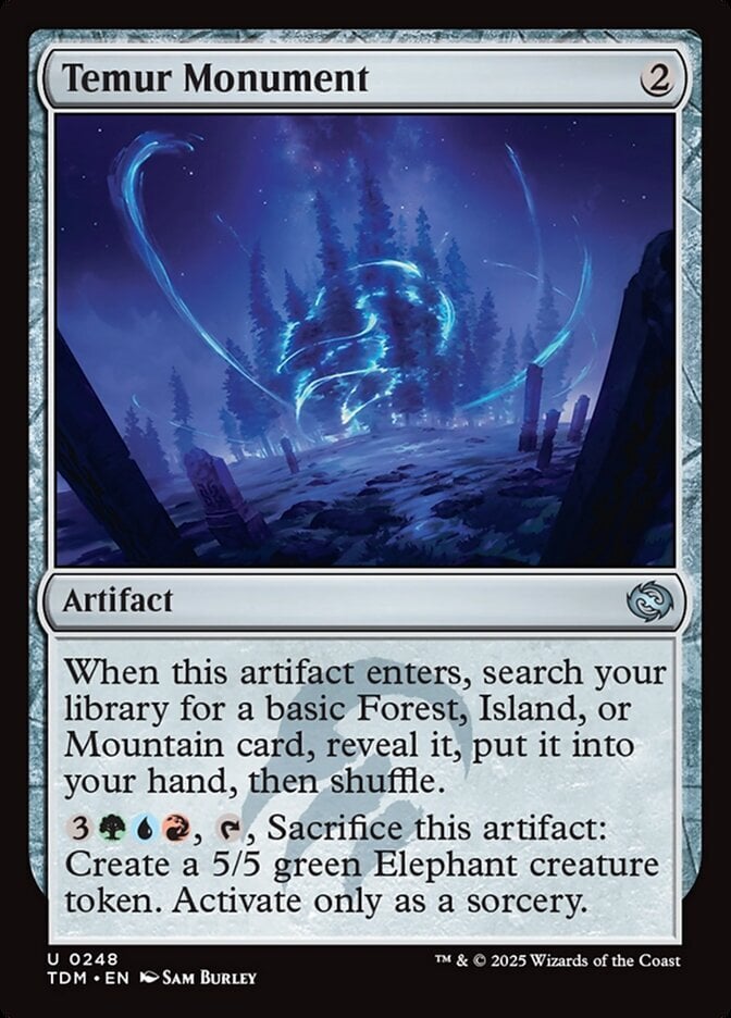 Temur Monument - Tarkir: Dragonstorm-(248)