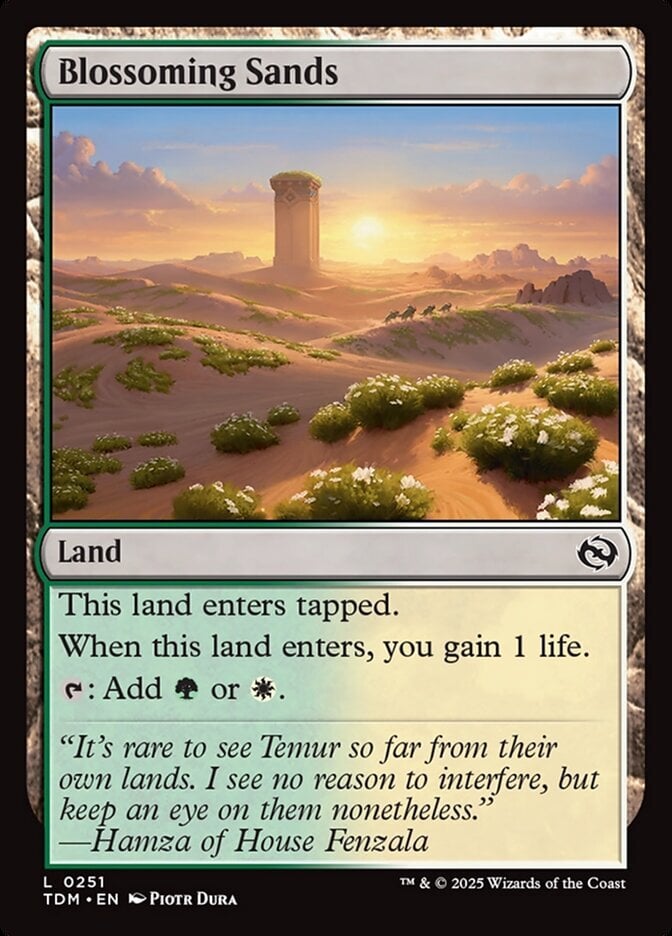 Blossoming Sands - Tarkir: Dragonstorm-(251)