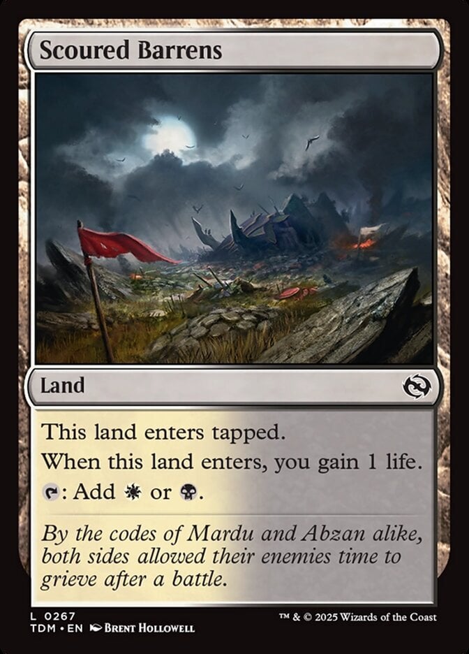 Scoured Barrens - Tarkir: Dragonstorm-(267)