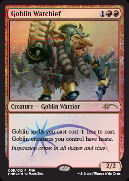 Goblin Warchief - Friday Night Magic-(192)