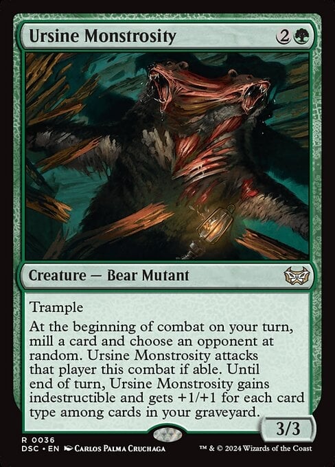 Ursine Monstrosity - Duskmourn: House of Horror Commander-(036)