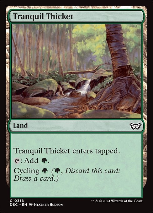 Tranquil Thicket - Duskmourn: House of Horror Commander-(318)