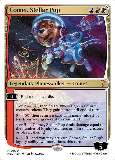 Comet, Stellar Pup - Mystery Booster 2-(079)