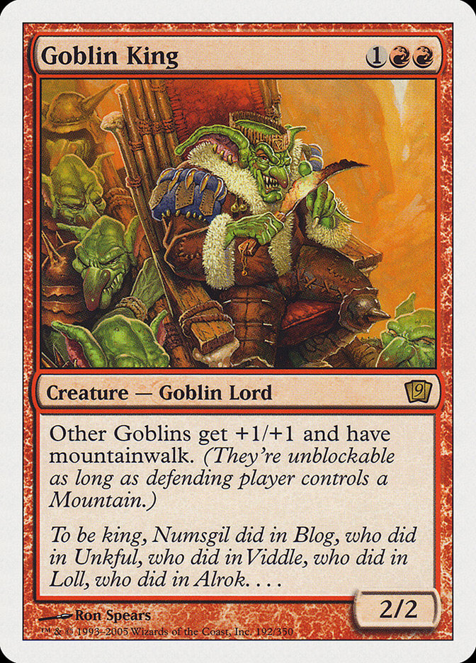 Goblin King - Ninth Edition-(192)