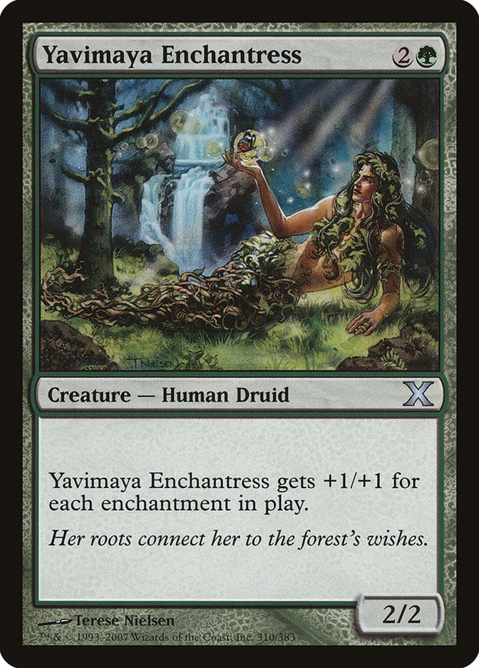 Yavimaya Enchantress - Tenth Edition-(310)