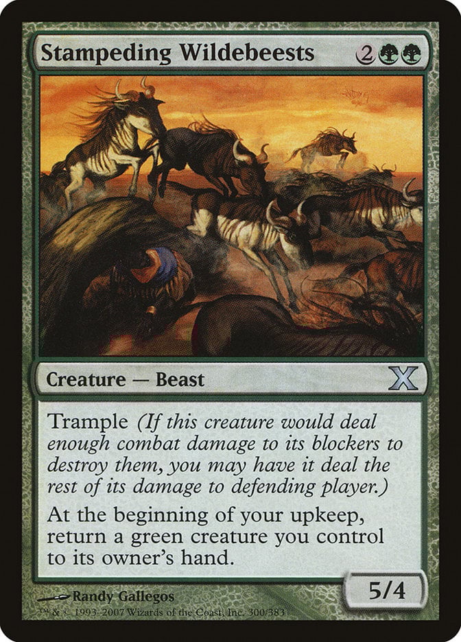 Stampeding Wildebeests - Tenth Edition-(300)