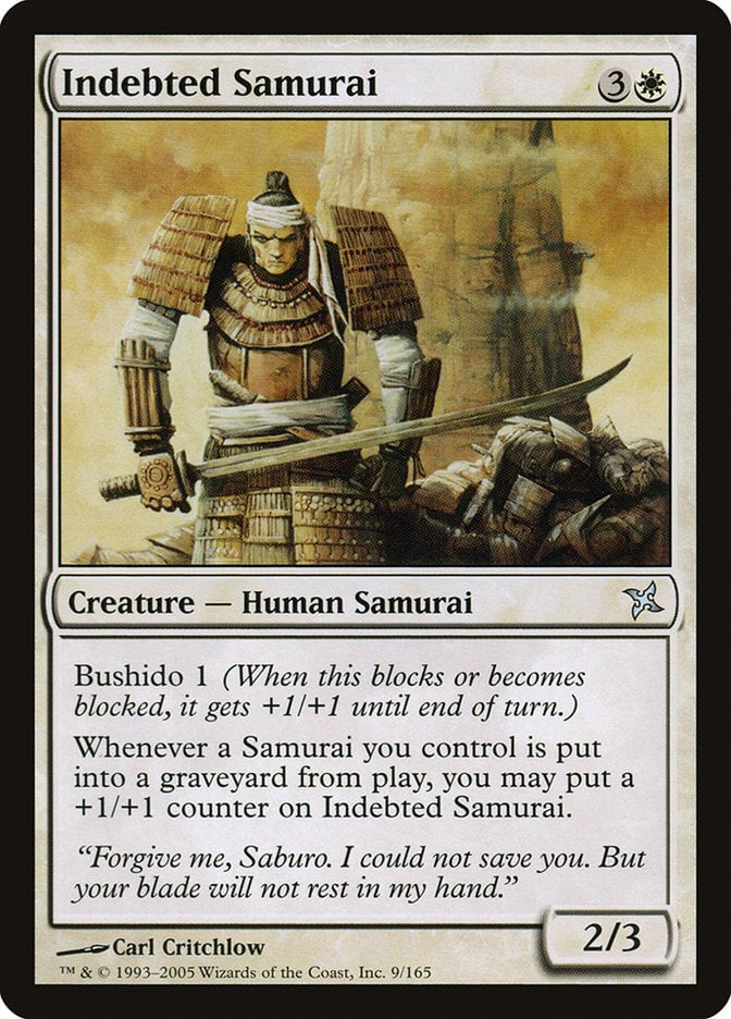 Indebted Samurai - Betrayers of Kamigawa-(009)