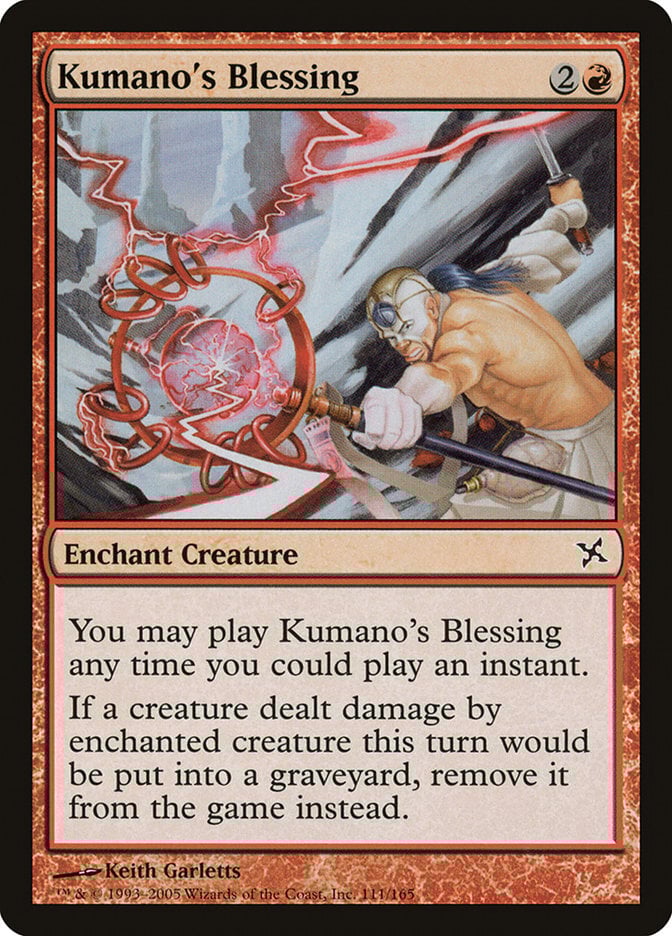 Kumano's Blessing - Betrayers of Kamigawa-(111)