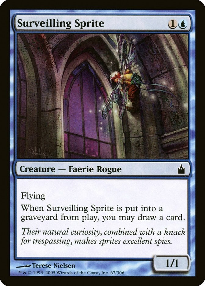 Surveilling Sprite - Ravnica: City of Guilds-(067)