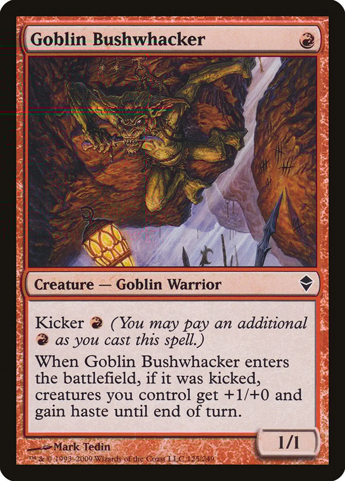 Goblin Bushwhacker - Zendikar-(125)