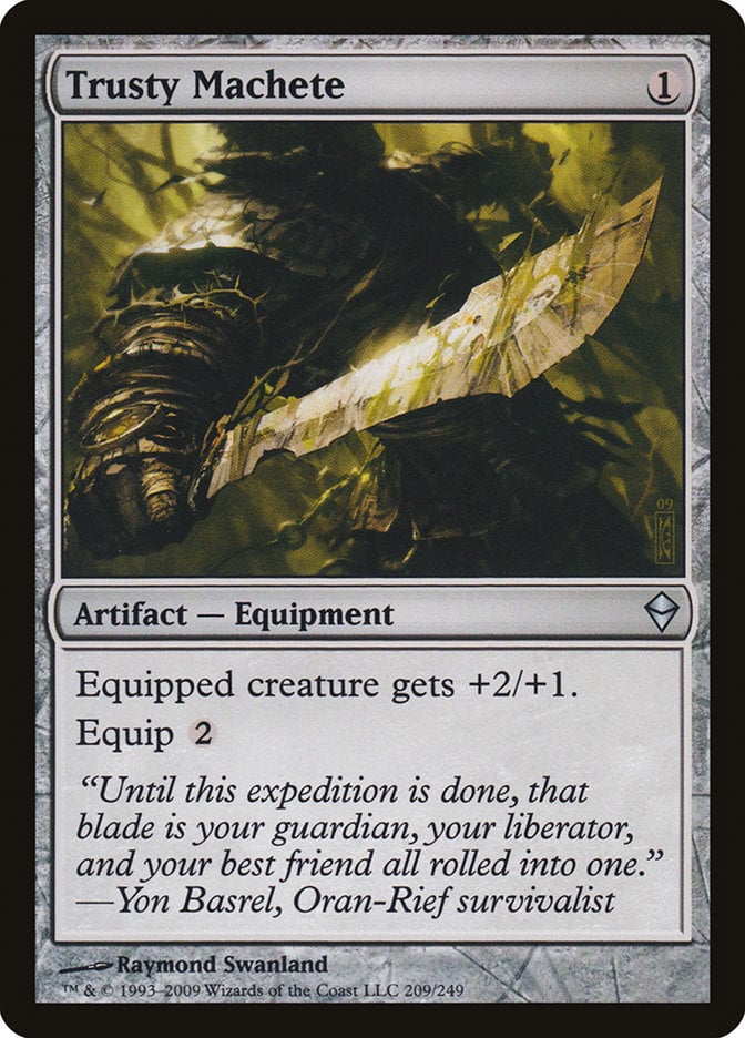 Trusty Machete - Zendikar-(209)