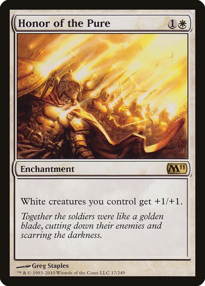 Honor of the Pure - Magic 2011-(017)-Foil