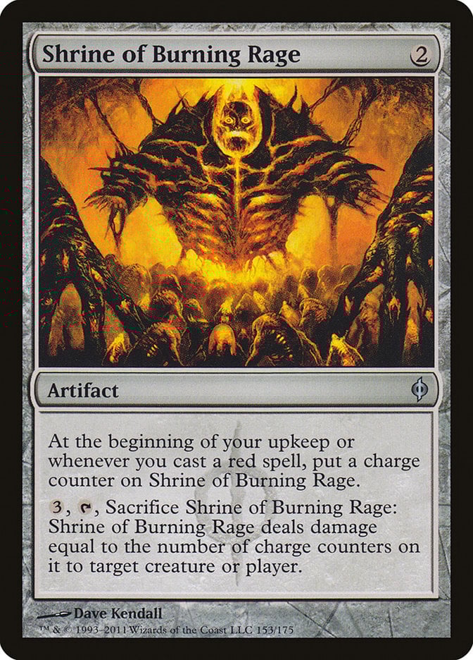 Shrine of Burning Rage - New Phyrexia-(153)
