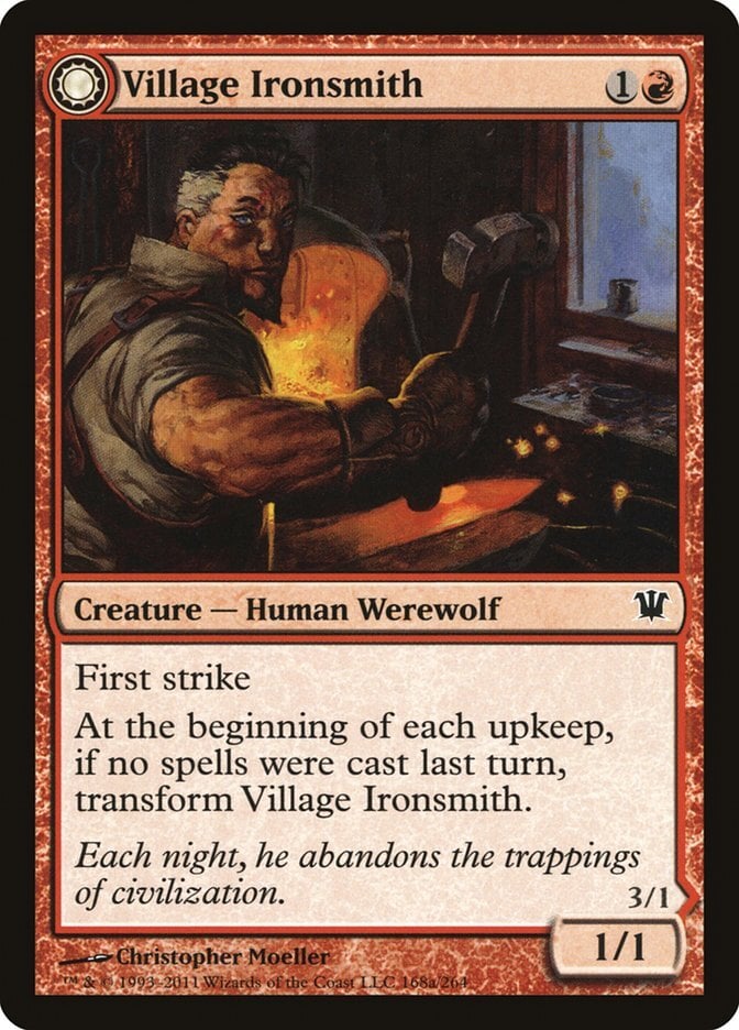 Village Ironsmith // Ironfang - Innistrad-(168)