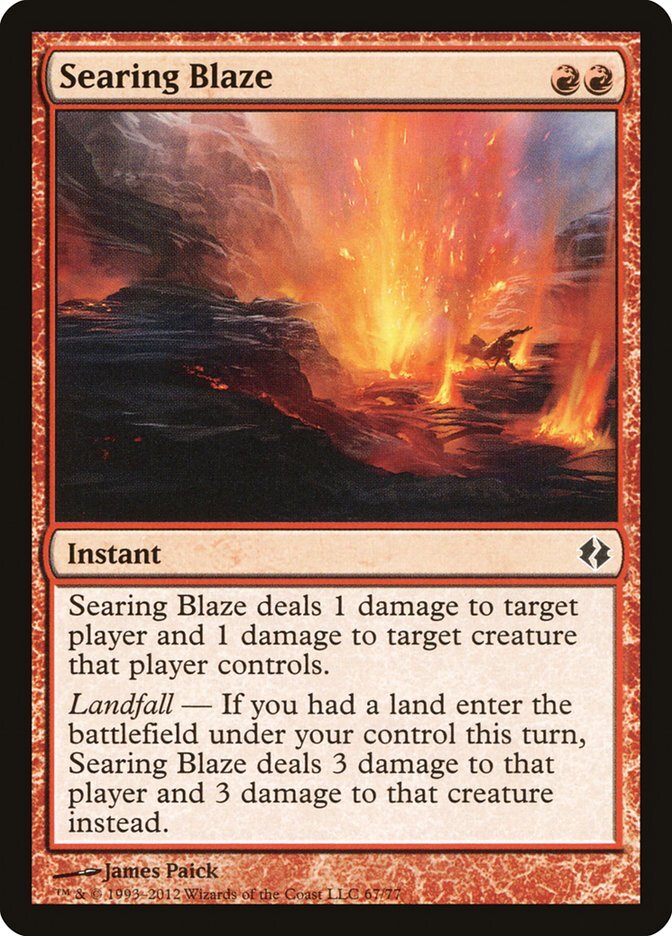 Searing Blaze - Duel Decks: Venser vs. Koth-(067)