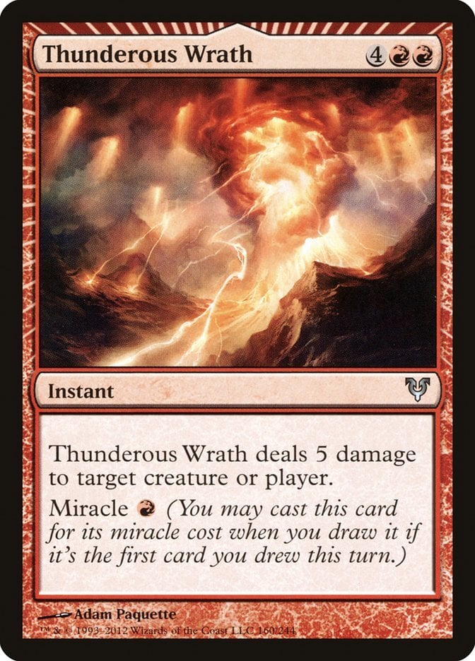 Thunderous Wrath - Avacyn Restored-(160)