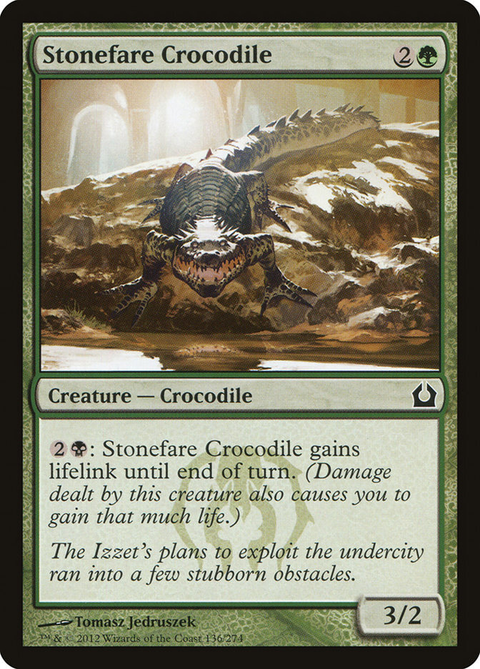 Stonefare Crocodile - Return to Ravnica-(136)