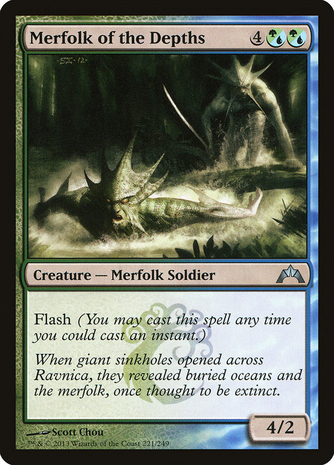 Merfolk of the Depths - Gatecrash-(221)
