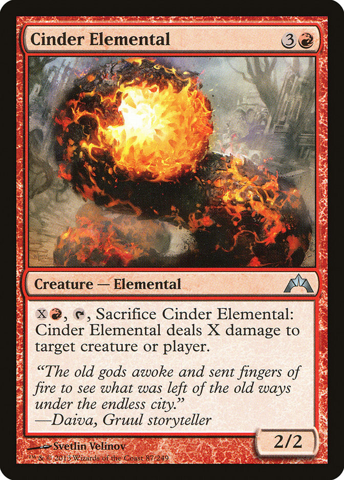 Cinder Elemental - Gatecrash-(087)