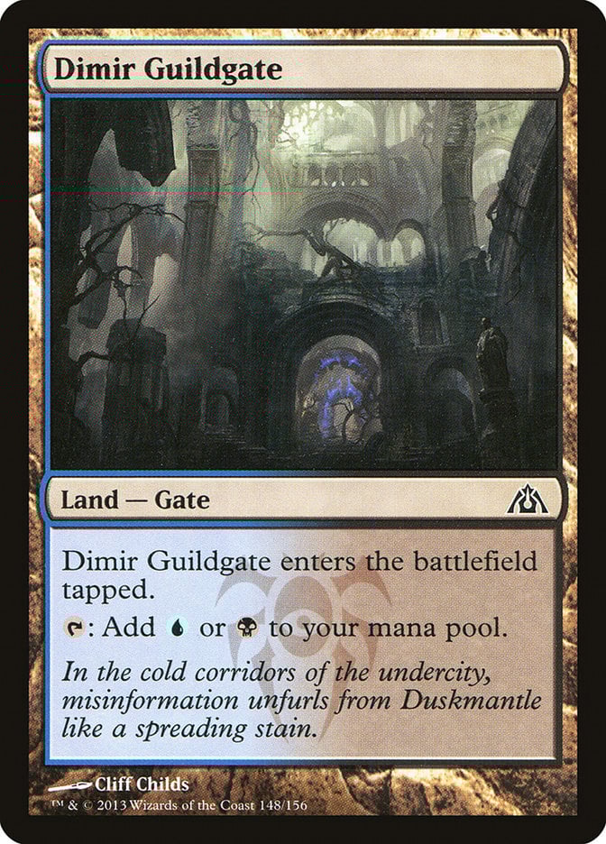 Dimir Guildgate - Dragon's Maze-(148)