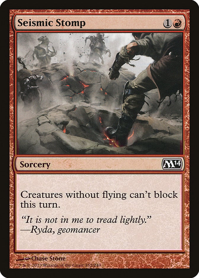 Seismic Stomp - Magic 2014 Core Set-(152)